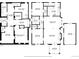 Detailed floor plan outlining the layout of the house with room dimensions on two floors at 618 Adams St, Denver, CO 80206