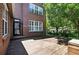 Wooden deck in a shady backyard, perfect for outdoor living and entertaining at 7527 E Severn Pl, Denver, CO 80230