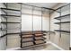 Walk-in closet featuring custom shelving and storage solutions at 7527 E Severn Pl, Denver, CO 80230