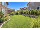 Lush green backyard offering ample space for recreation and relaxation at 22198 Boundstone Dr, Parker, CO 80138