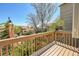 Wooden deck offers pleasant views of community at 17336 E Rice Cir # F, Aurora, CO 80015