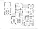 An overhead blueprint of the home's main floor featuring an open kitchen and living space at 16283 Olive Way, Brighton, CO 80602
