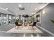 Lobby area featuring stylish seating, a patterned rug, and modern decor at 888 N Logan St # 5A, Denver, CO 80203