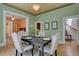 This home has a dining room with hardwood floors, designer ceilings and plenty of natural light at 1315 Gaylord St, Denver, CO 80206