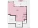 Unfinished basement floor plan shows unfinished and unexcavated spaces at 3327 Backdrop Ct, Castle Rock, CO 80108