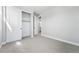 Spacious bedroom with plush carpet, closet and ensuite bathroom at 3327 Backdrop Ct, Castle Rock, CO 80108