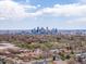 Expansive aerial view showcasing the city skyline and surrounding neighborhood at 4525 N Raleigh St, Denver, CO 80212