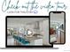 See the video tour of the modern kitchen featuring stainless appliances, an oversized island with seating, and stylish pendant lighting at 4525 N Raleigh St, Denver, CO 80212