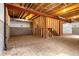 Unfinished basement with exposed wood frame for stairs at 3309 Thornwood Ct, Castle Rock, CO 80108