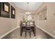 Dining room with seating for eight at 3309 Thornwood Ct, Castle Rock, CO 80108