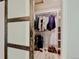 Bright closet with a sliding barn door for easy access at 7245 Prairie Cir, Longmont, CO 80504