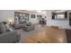 Inviting living room featuring hardwood floors, large windows, and neutral decor at 2064 Ironton St, Aurora, CO 80010
