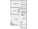 Detailed floor plan illustrating the layout of the primary bedroom, living room, and kitchen at 10150 E Virginia Ave # 7-302, Denver, CO 80247