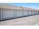 Row of detached garages providing convenient parking and storage for residents at 10150 E Virginia Ave # 7-302, Denver, CO 80247