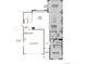First floor plan featuring a gourmet kitchen, great room, and primary bedroom at 25323 E Warren Pl, Aurora, CO 80018