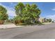 View of a two-story home with green siding, mature trees, and a well-manicured lawn at 5713 Whitechapel St, Castle Rock, CO 80104