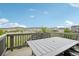 Enjoy the view from the deck with a table and chairs, perfect for outdoor dining and relaxation at 1607 Goldfield Trl, Castle Rock, CO 80109