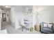 Cozy office nook with a modern white desk, comfortable chair, and stylish décor, creating an inviting workspace at 1607 Goldfield Trl, Castle Rock, CO 80109