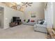 Comfortable living room with high ceilings and a large sectional sofa at 957 Rosedale St, Castle Rock, CO 80104