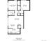 Detailed floor plan of the property, showcasing room dimensions and layout at 2100 N Franklin St # 15, Denver, CO 80205