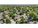 Beautiful aerial view of a well-established neighborhood with tree-lined streets and inviting homes at 16673 E Kent Dr, Aurora, CO 80013