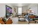 Open and airy loft with comfortable seating and large TV at 16425 Alpine Sorrel Dr, Monument, CO 80132