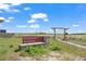 Rocky Mountain Arsenal National Wildlife Refuge entrance with informational signage at 9501 Richfield St, Commerce City, CO 80022