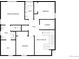 Second-floor plan showing primary bedroom, two additional bedrooms, two baths, laundry, and hall at 26226 E Canal Pl, Aurora, CO 80018