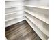 Walk-in pantry with ample shelving at 26226 E Canal Pl, Aurora, CO 80018