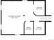 Layout showing a basement floor plan, including a recreation room, bath, laundry, and utility room at 7379 S Lafayette W Cir, Centennial, CO 80122