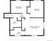 Floor plan showing bedroom, primary bedroom, and bathroom layouts on one level at 7379 S Lafayette W Cir, Centennial, CO 80122