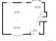 Layout showing a kitchen, living room, dining area, and foyer in floor plan format with measurements at 7379 S Lafayette W Cir, Centennial, CO 80122