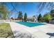 Large community pool covered for the off-season with a clubhouse nearby at 2437 E Geddes Pl, Centennial, CO 80122