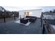 Roof deck features lounge area with neighborhood views at 5462 S Cedar St, Littleton, CO 80120