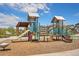 Colorful community playground with slides, climbing structures, and ample space for fun at 8409 Rush Creek Ave, Littleton, CO 80125