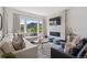 Living room featuring comfortable seating, fireplace, TV, and large windows with views at 15490 W Asbury Ave, Lakewood, CO 80228