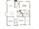Second-floor floorplan featuring three bedrooms, two bathrooms, a laundry room, and a loft at 4479 Boone Cir, Brighton, CO 80601