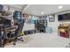 Finished basement area with neutral walls, recessed lighting, and flexible space for entertaining or relaxation at 17694 E Loyola Dr # C, Aurora, CO 80013