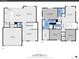 Combined main and upper floorplans highlighting the layout of bedrooms, bathrooms, living spaces, and kitchen at 9844 Truckee St, Commerce City, CO 80022