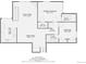 Second-floor floor plan with kitchen, living room, dining area, primary bedroom, bedroom, and two bathrooms at 1878 S Cole St, Lakewood, CO 80228
