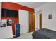 Modern bedroom featuring a 'Gamer Zone' sign and stylish decor at 8755 Chase Dr # 167, Arvada, CO 80003