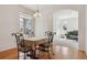 Bright dining room with hardwood floors provides great natural light at 10795 Quail Creek E Dr, Parker, CO 80138