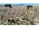 Aerial view of property in relation to Downtown Littleton and Sterne Park at 6133 S Sterne Cir, Littleton, CO 80120