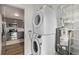 Convenient laundry area with washer, dryer, and water heater at 6133 S Sterne Cir, Littleton, CO 80120