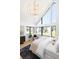 Bright main bedroom featuring a large window, modern decor, and hardwood floors at 2190 Vine Ave, Boulder, CO 80304