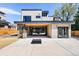 Spacious backyard patio with stone and wood accents, perfect for outdoor entertaining at 2190 Vine Ave, Boulder, CO 80304