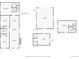 Floor plan illustrating the layout and dimensions of the home including two floors, detached garage, and basement at 1694 Xanthia St, Denver, CO 80220