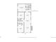 Detailed floor plan of the first floor, featuring bedrooms, living room, and kitchen layouts at 1694 Xanthia St, Denver, CO 80220