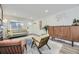 Bright living room with modern furniture, stylish decor, and large window for natural light at 1694 Xanthia St, Denver, CO 80220