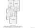 Detailed floor plan showing layout with bedrooms, baths, and dimensions for a home at 2225 Santini Trl # A, Littleton, CO 80129